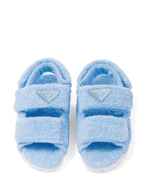 prada terry cloth sandals